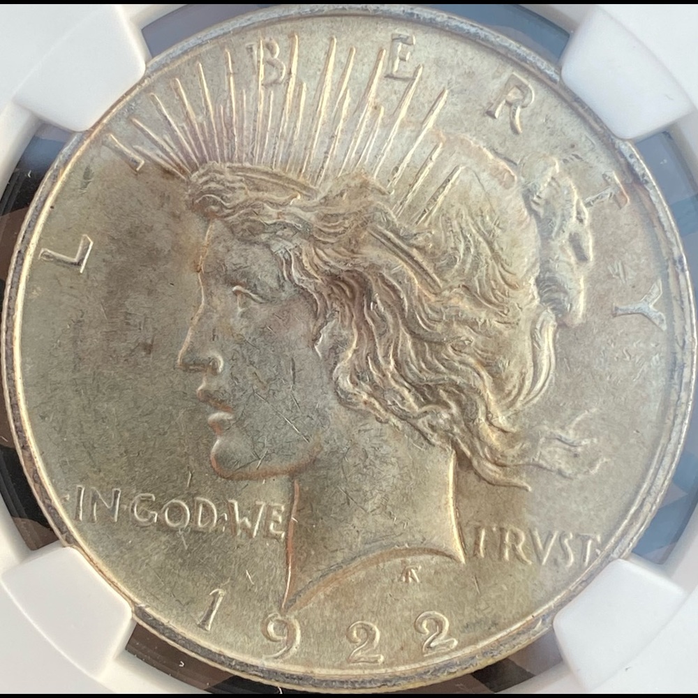 1922 Peace Dollar 100th Anniversary - Uncirculated - NGC Certified - MS 62